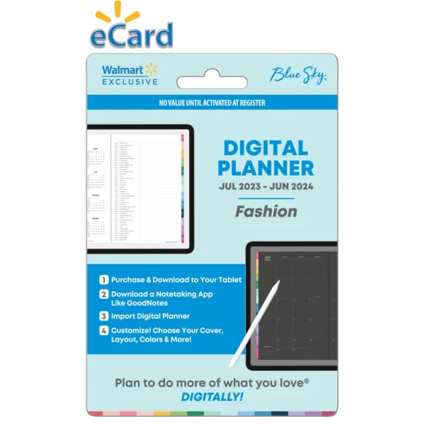 Blue Sky Digital Planner Fashion [Digital]