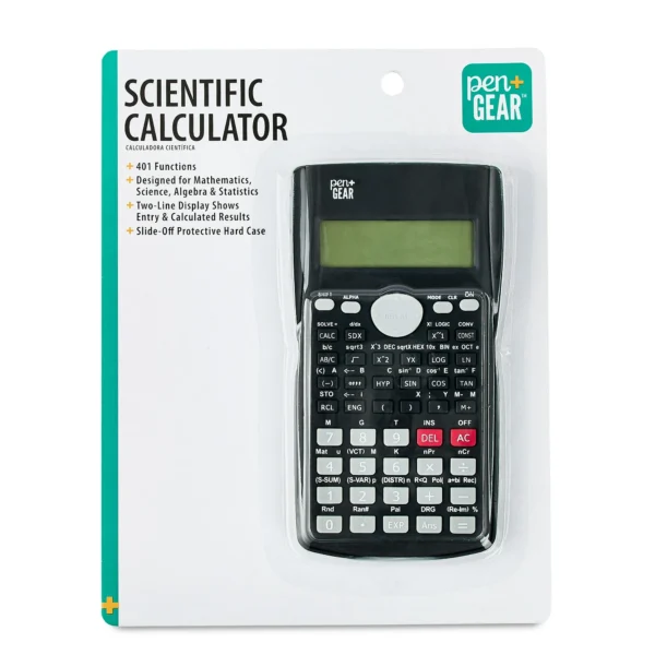 Pen+Gear Scientific Calculator, Black