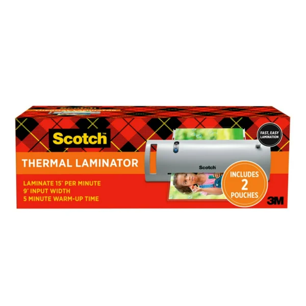 Scotch Thermal Laminator Plus 2 Letter Size Pouches (TL902)